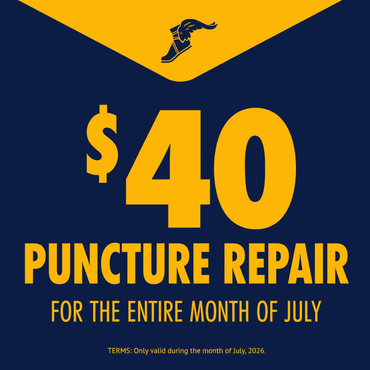 40 puncture repair